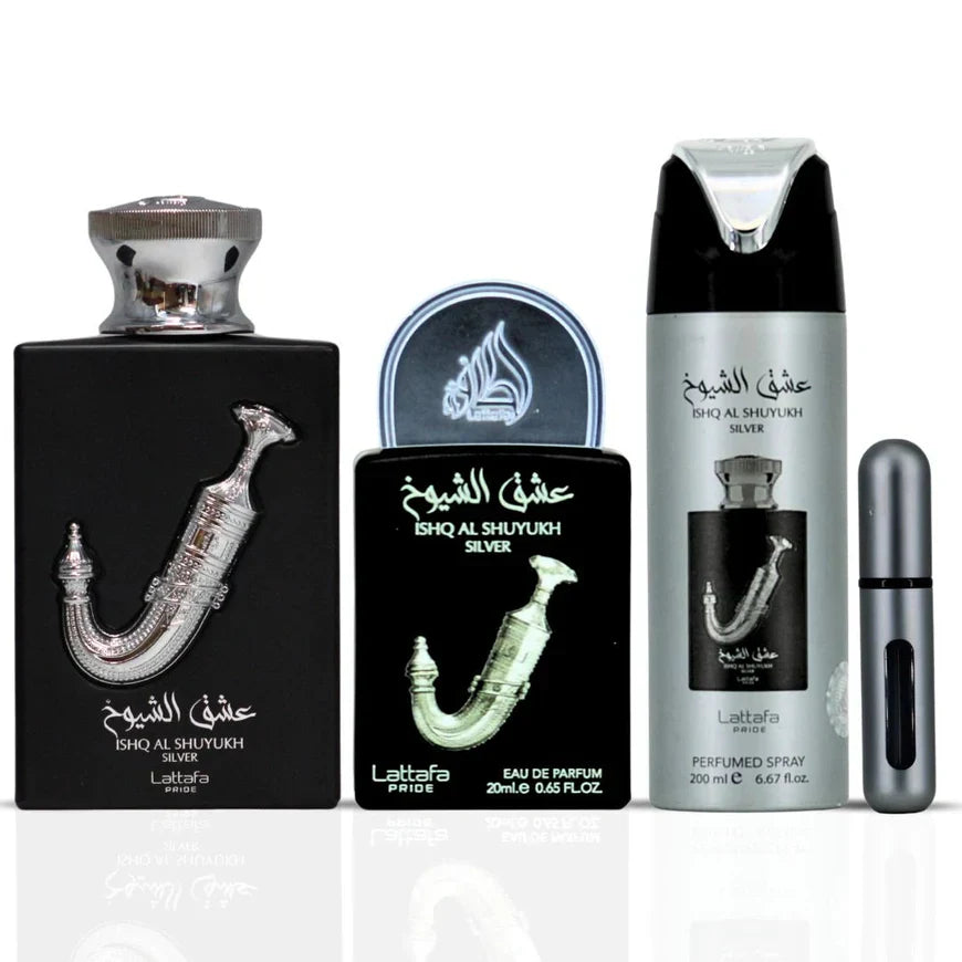 GIFT SET ISHQ AL SHUYUKH SILVER