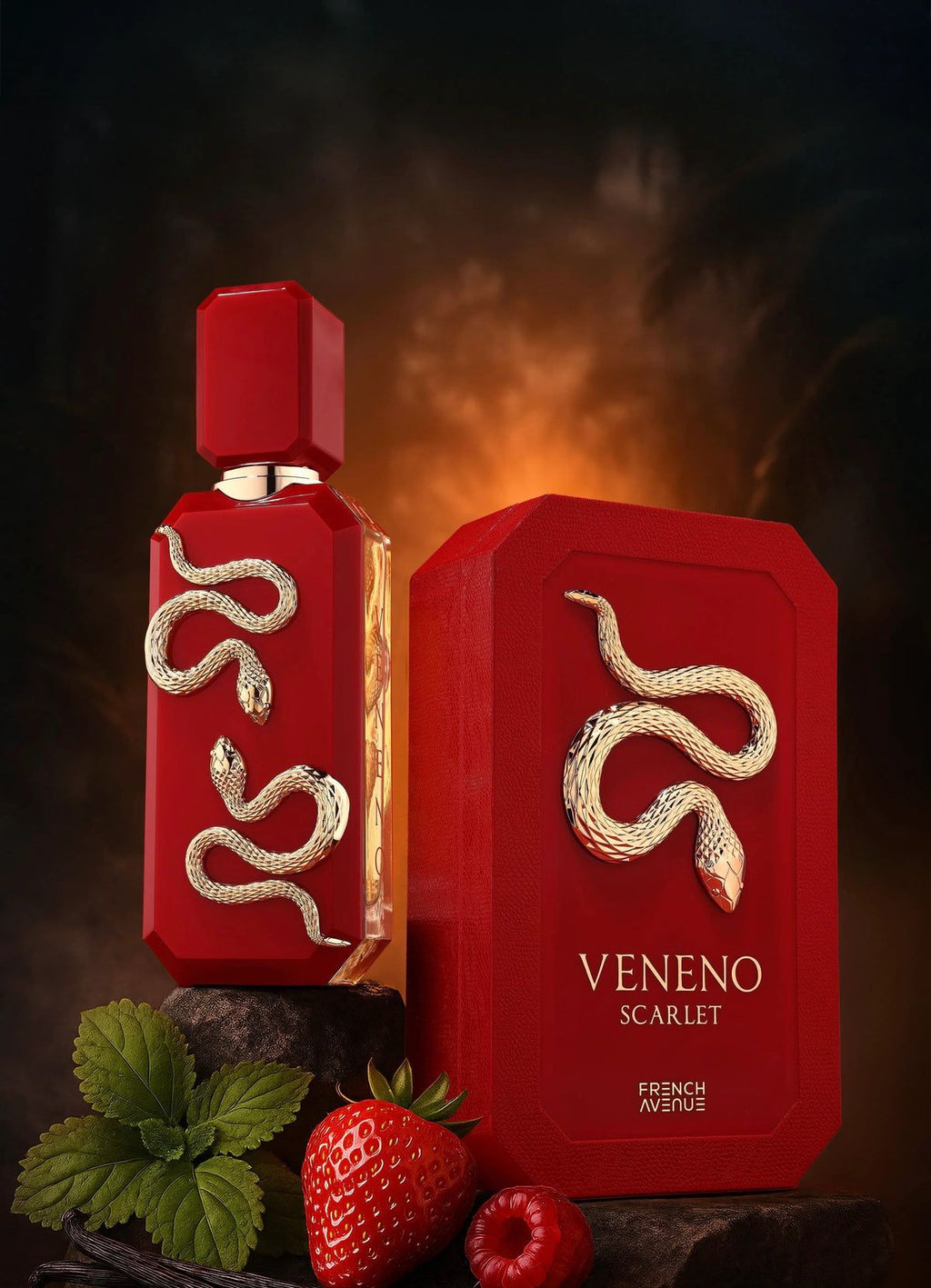 VENENO SCARLET UNISEX EDP - 100ML (3.4oz) BY FRAGRANCE WORLD