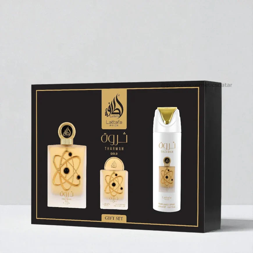 GIFT SET THARWAH GOLD WOMEN-3 P