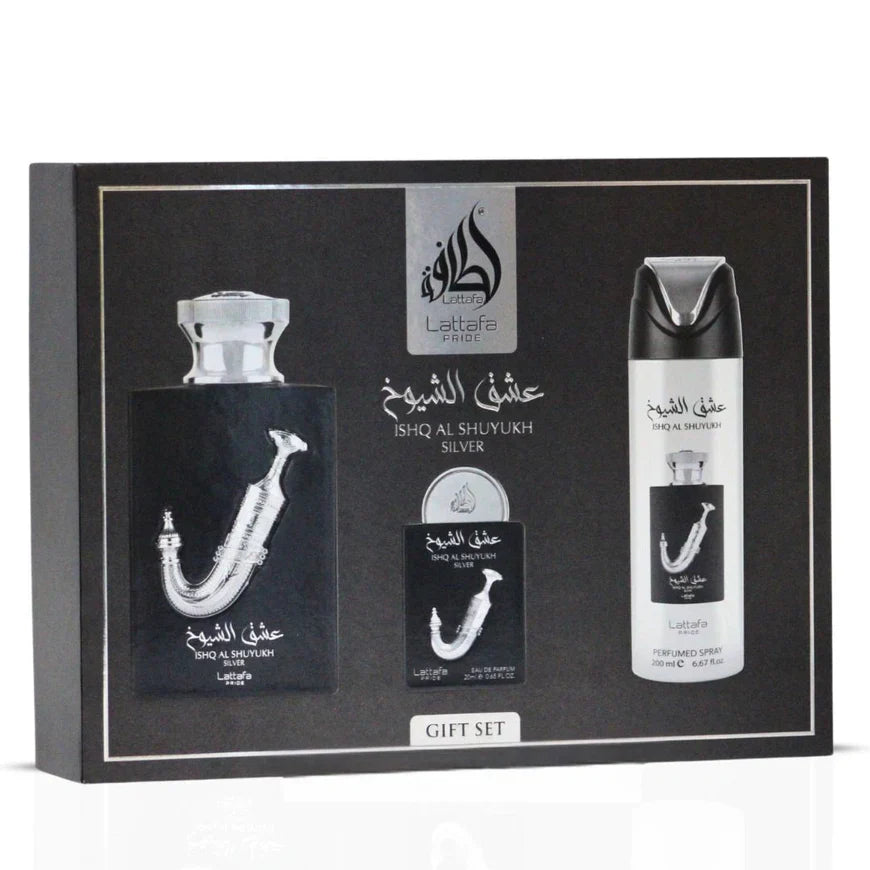 GIFT SET ISHQ AL SHUYUKH SILVER