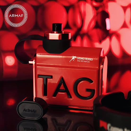 TAG Him Uomo Rosso Men EDP- 100 ML (3.4 Oz) By Armaf
