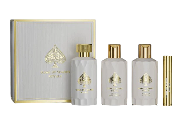 JO MILANO GIFT SET GAME OF SPADES ROYALE 4 PCS