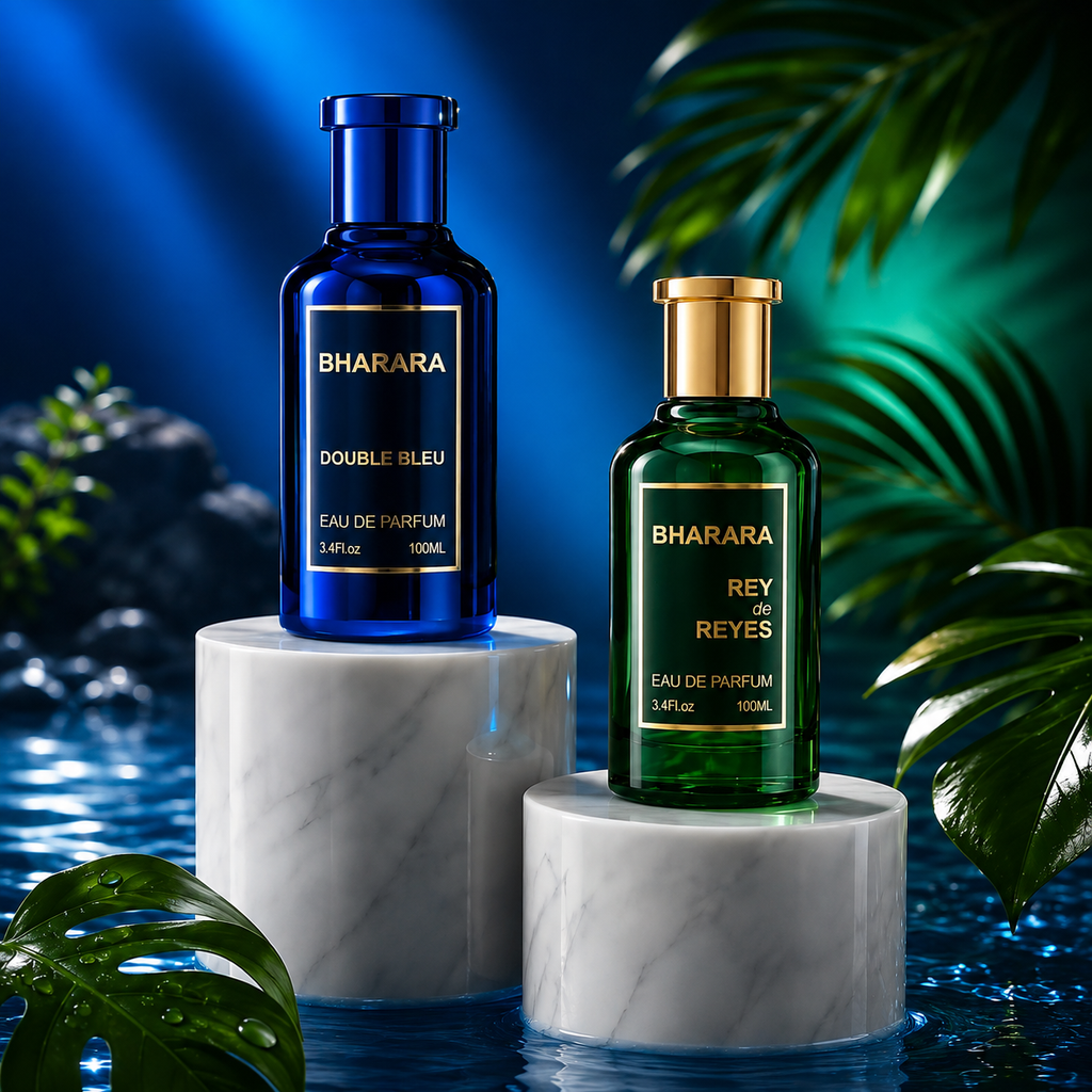Bharara | Rey De Reyes + Double Bleu | Unisex Fragrance | 100 ML - 3.4 OZ | Eau De Parfum