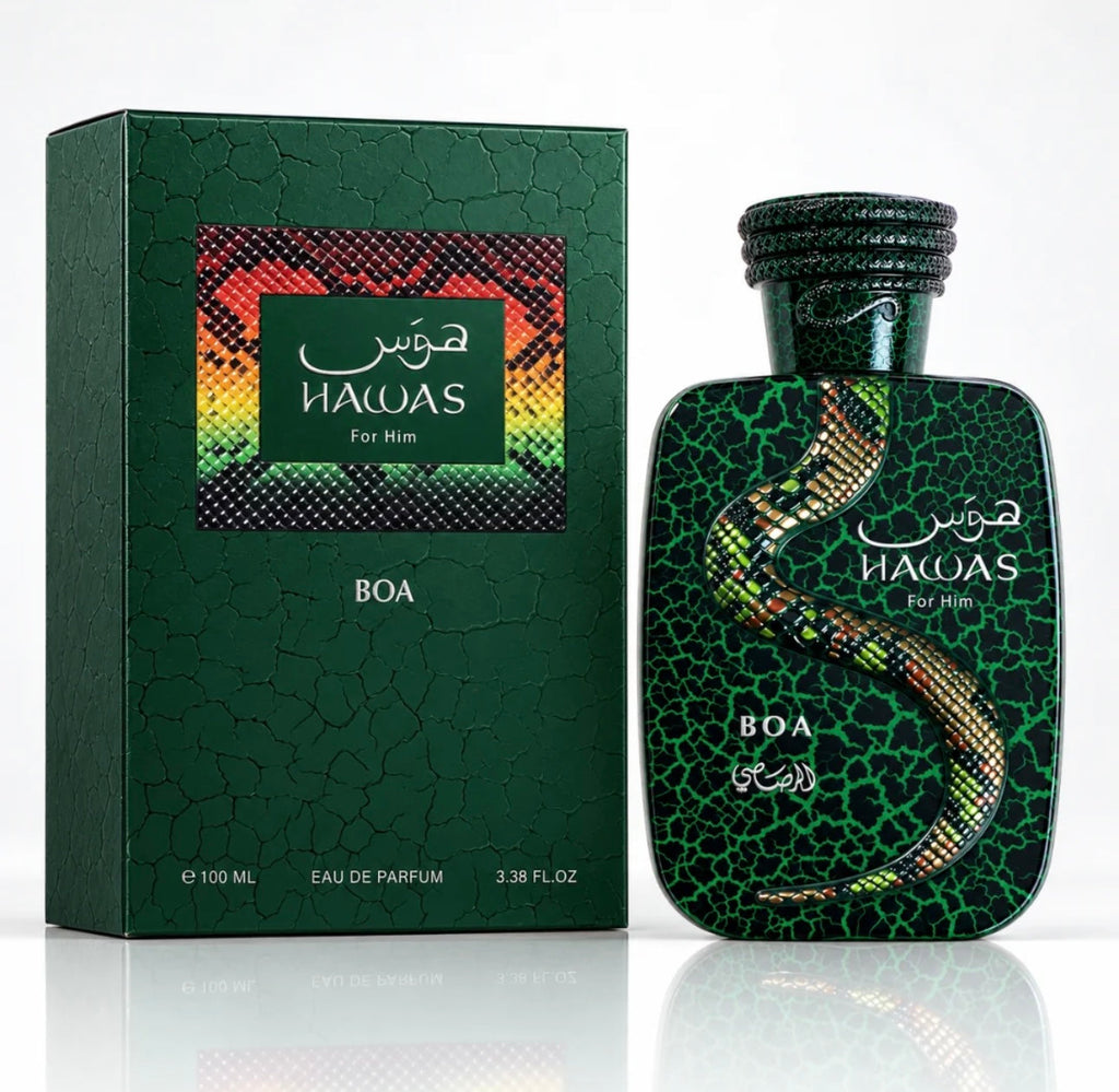 Hawas Boa
Men's Hawas Boa Eau de Parfum 100ml (3.4oz) · Fragrance