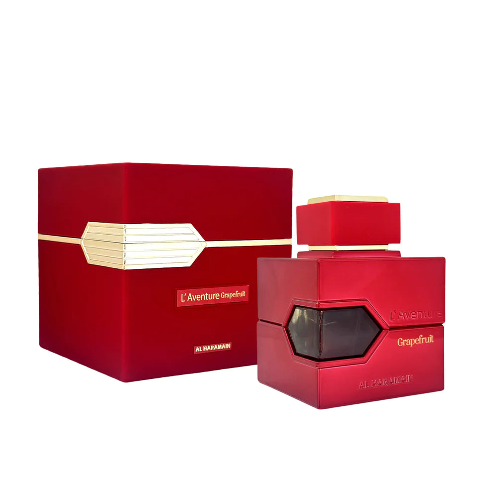 Al Haramain L’Aventure Grapefruit Extrait de Parfum for Women – 100 ml (3.33 oz)